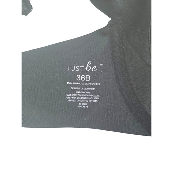 Just Be Black Padded Underwire Bra*36B*Adj Straps *NWOT*Halloween*Sissy*Cosplay - Picture 11 of 12